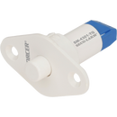 Seco-Larm SM-4301-TQ/W Plunger-Type Quick-Connect Terminals Recessed-Mount Magnetic Contact – White, 1/4″ (6mm) Gap, Closed loop, Pack of 10