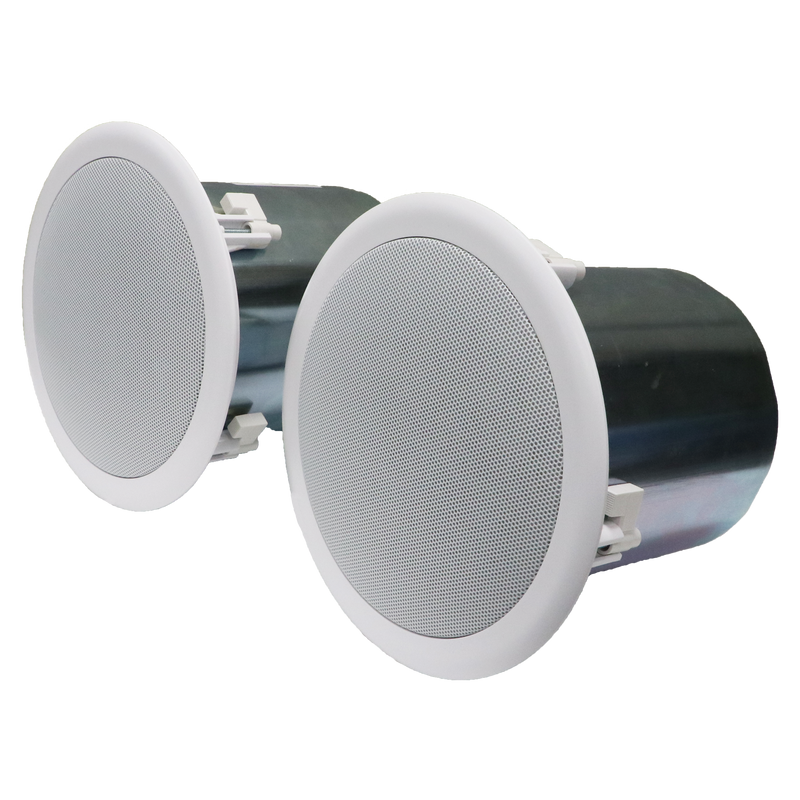 Speco SP5NXCTUL NEXUS™ UL® Contractor Series 5.25″ 70V Commercial Metal Back Can Speakers