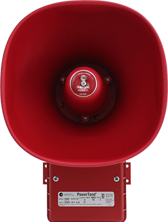 Potter SPHP-DVSMR High Output Speaker, Surface Mt, 25 or 70 Vrms, Red