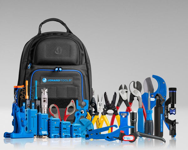 Jonard Tools TK-199B Ultimate Backpack Fiber Prep Kit