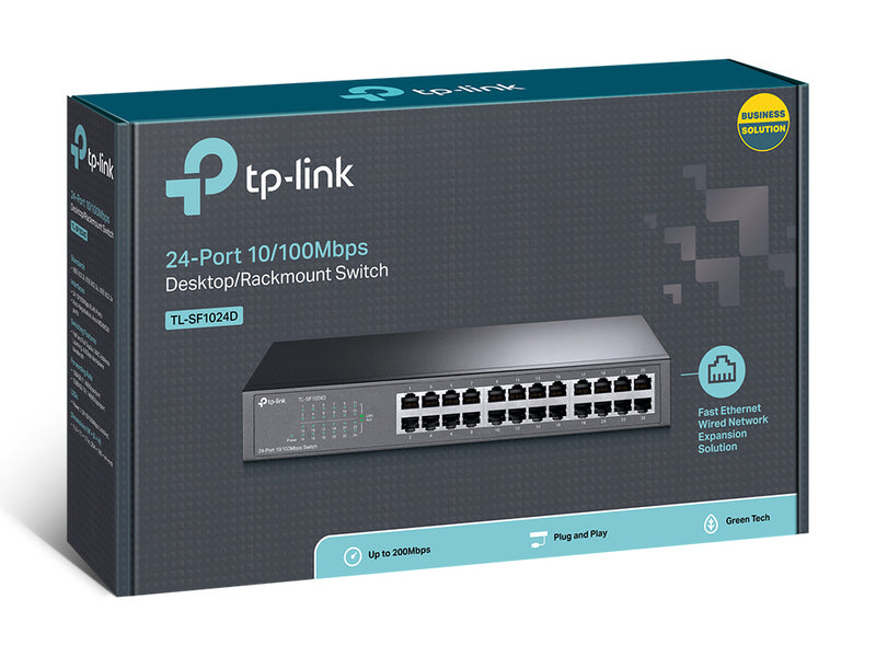 TP-Link TL-SF1024D 24-port 10/100Mbps Desktop/Rackmount Switch