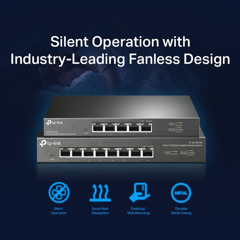TP-Link TL-SG105-M2 5-Port 2.5G Desktop Switch