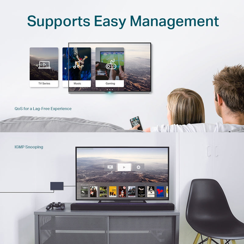TP-Link TL-SG116E 16-Port Gigabit Easy Smart Switch