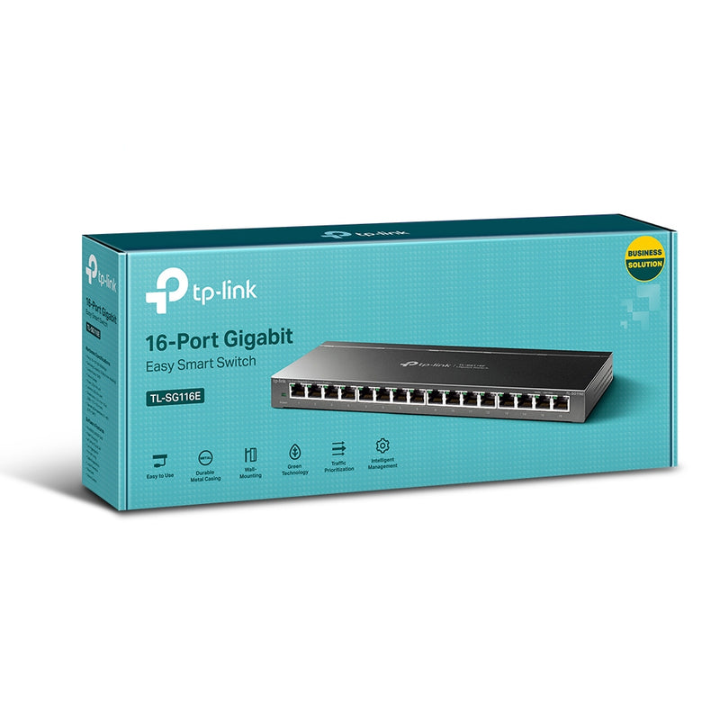 TP-Link TL-SG116E 16-Port Gigabit Easy Smart Switch