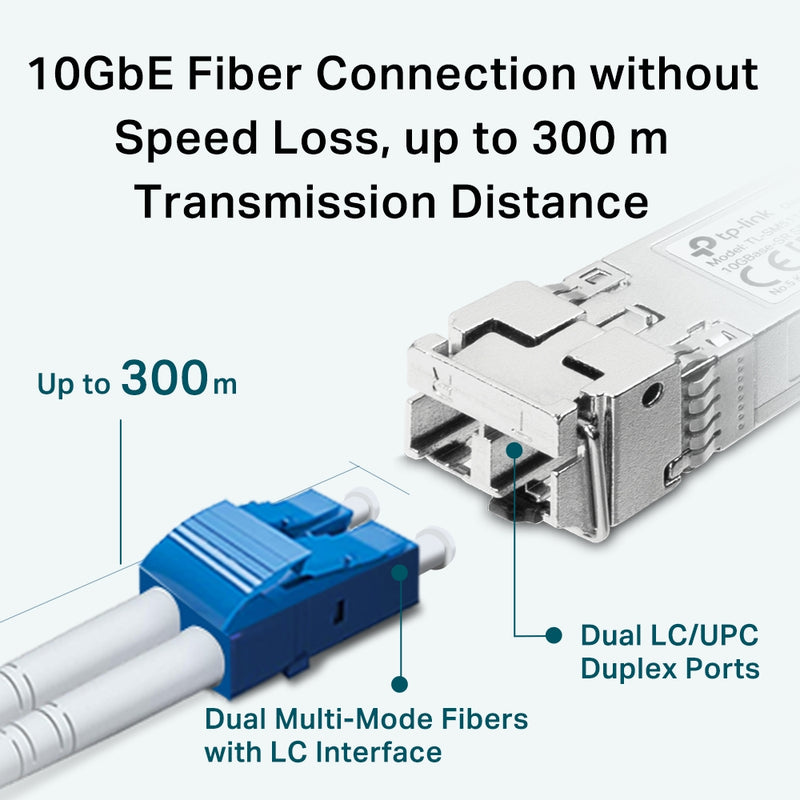 TP-Link TL-SM5110-SR 10GBase-SR SFP+ LC Transceiver