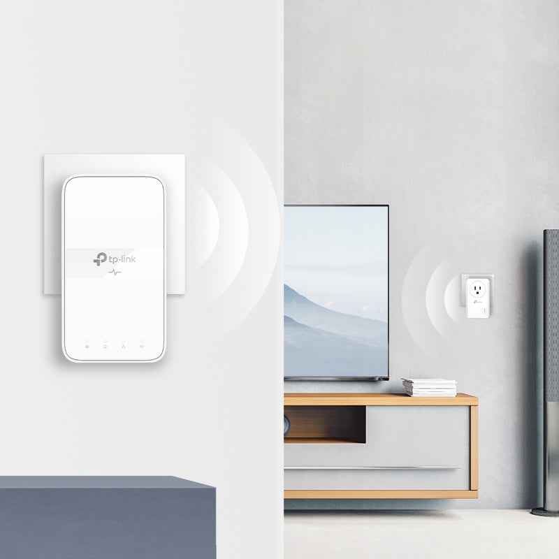 TP-Link TL-WPA7617 KIT AV1000 Gigabit Passthrough Powerline ac Wi-Fi Kit