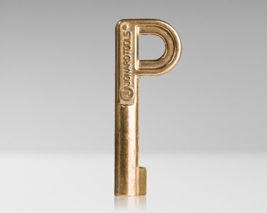 P Key For Self Lock Pedestal Lock - Certified