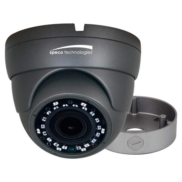Speco VLDT3GM 2MP HD-TVI Eyeball Camera, Included Junction Box
