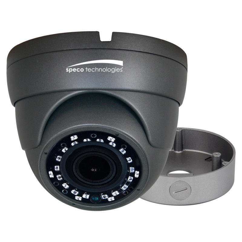Speco VLDT3GM 2MP HD-TVI Eyeball Camera, Included Junction Box