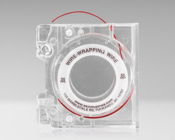 KynarÂ® Wire Dispenser with 50 ft Wire, Red