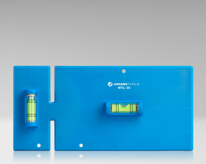 Wall Box Template & Level for Non-Metallic Boxes, 3-Gang and 4-Gang
