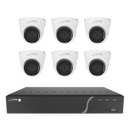 Speco ZIPK8TA 8 Channel Surveillance Kit with Five 5MP IP Cameras and One 8MP Advanced Analytics Camera, 2TB
