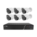 Speco ZIPN8B2 8 Channel Analytic Surveillance Kit with Six 8MP IP Cameras and 8 Built-In PoE Ports, NDAA Compliant