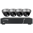 Speco ZIPT471 4CH HD-TVI DVR, 1080p, 60fps, 1TB w/ 4 Outdoor Intensifier® Dome Cameras