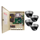 Speco ZIPTWP471 4CH HD-TVI Wall Mount DVR w/ PS, 1080p, 60fps, 1TB w/ 4 Outdoor INT Dome Cameras