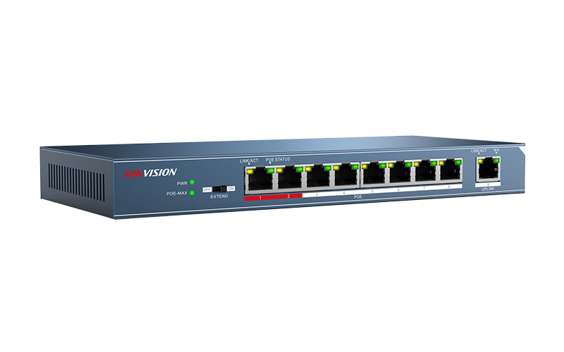 Hikvision DS-3E1309P-EI Smart Managed 8-Port 100 Mbps PoE Switch