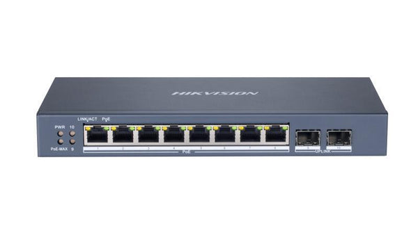 Hikvision DS-3E1510P-SI(O-STD)/USA Smart Managed 8-Port Gigabit PoE Switch