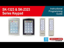 Seco-Larm SK-1323-SPQ Sealed Housing Weatherproof Stand-Alone Keypad with Proximity Card Reader