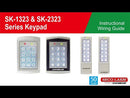 Seco-Larm SK-1323-SPQ Sealed Housing Weatherproof Stand-Alone Keypad with Proximity Card Reader