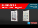 Seco-Larm SK-1123-SPQ Vandal Resistant Outdoor Access Control Keypad with Proximity Reader