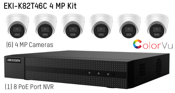 Hikvision EKI-K82T46C 4K NVR Value Express Kit